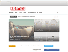 Tablet Screenshot of bromygod.com